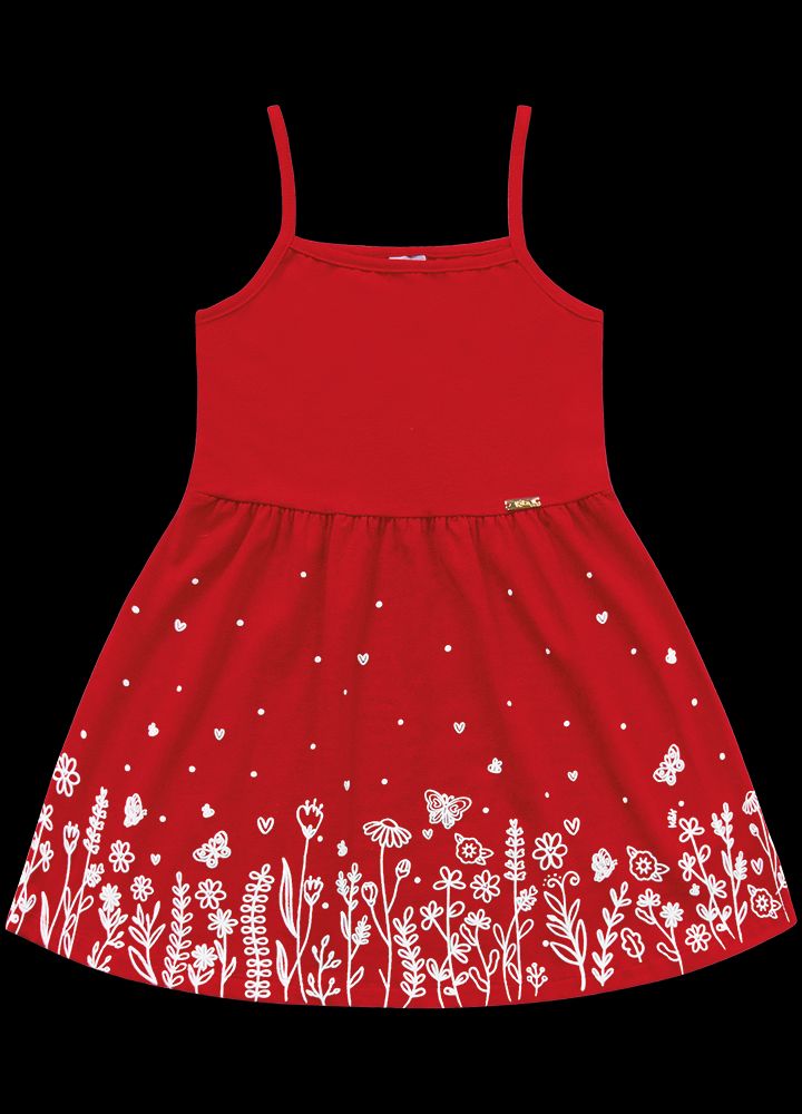 Vestido de Alcinha com Flores