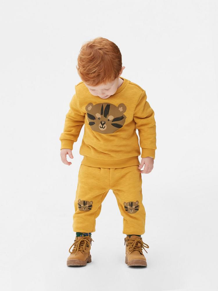 Conjunto Moletom Mostarda