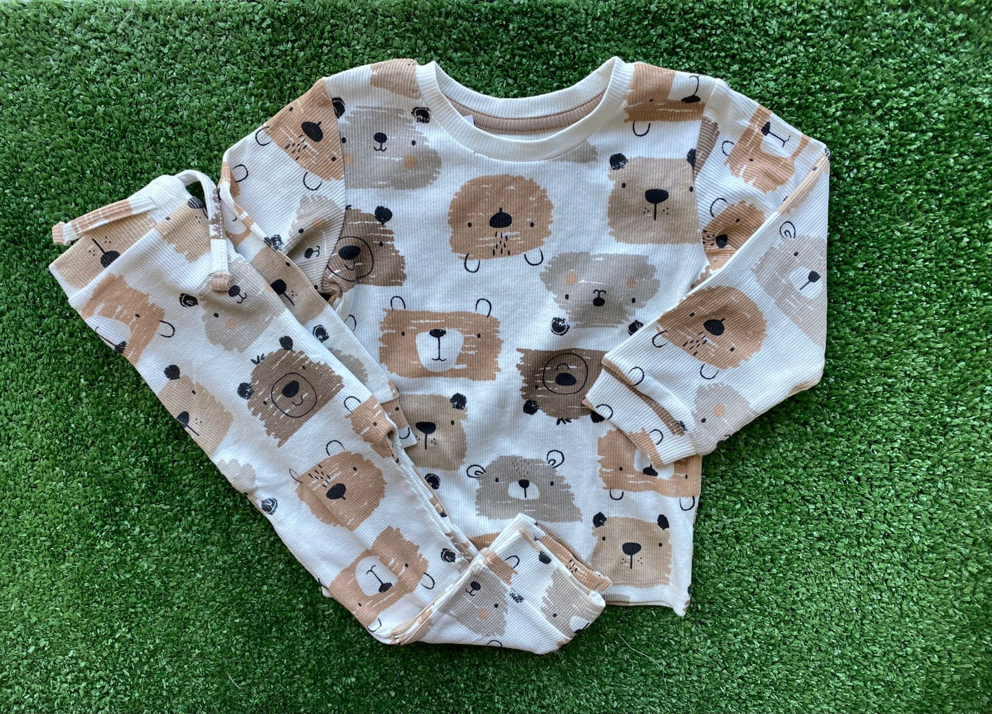 Conjunto Canelado Urso
