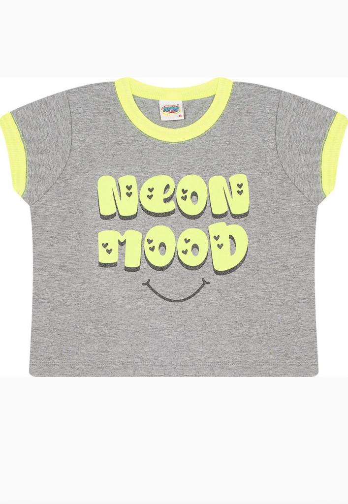 Conjunto Cinza Neon