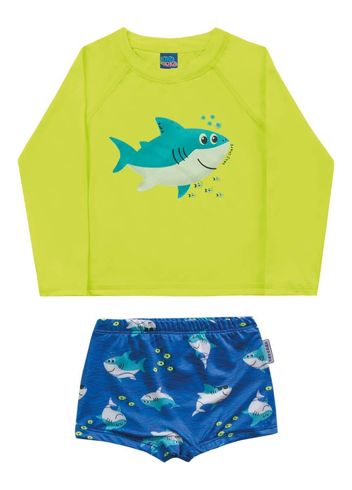 Conjunto Camiseta Manga Longa e Sunga