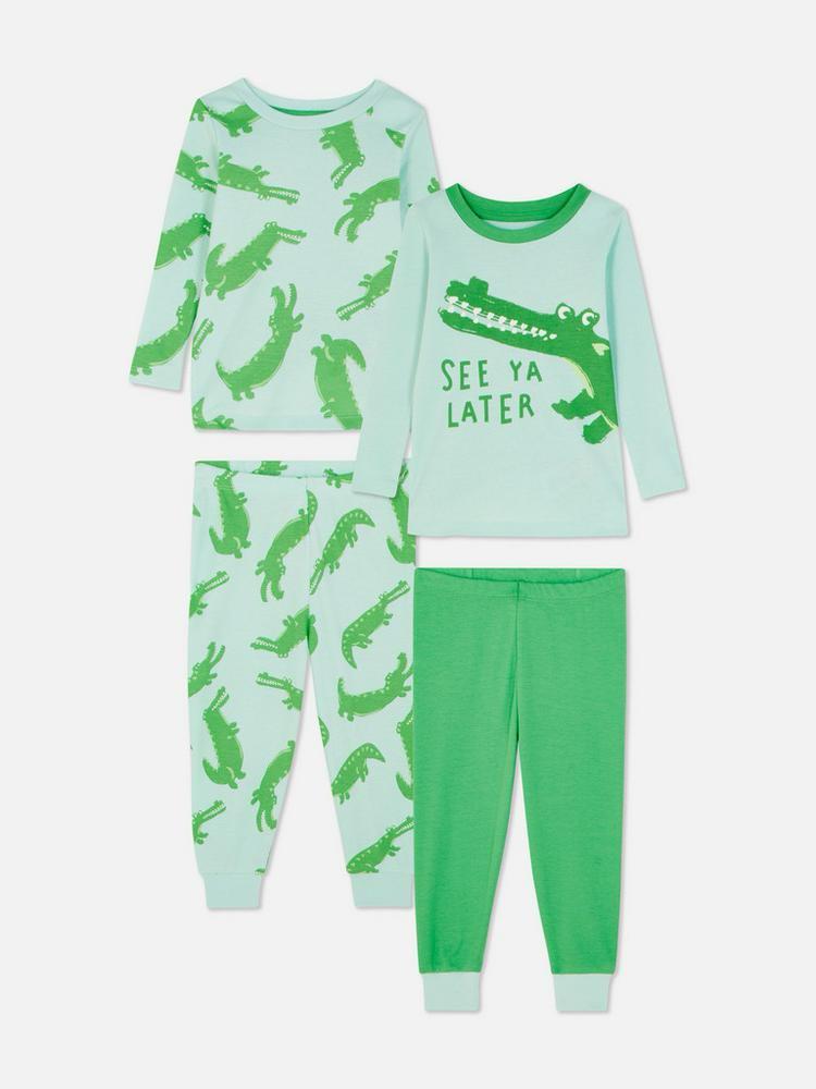 Pijama Manga Longa Dinossauro