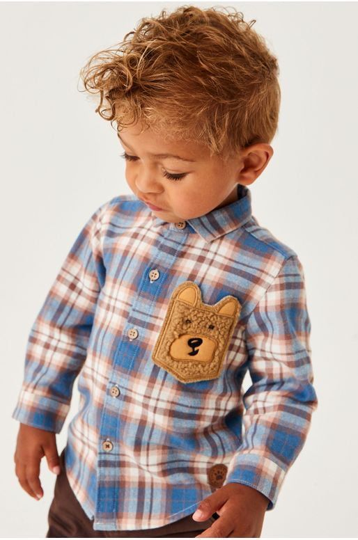 Camisa Xadrez Marrom