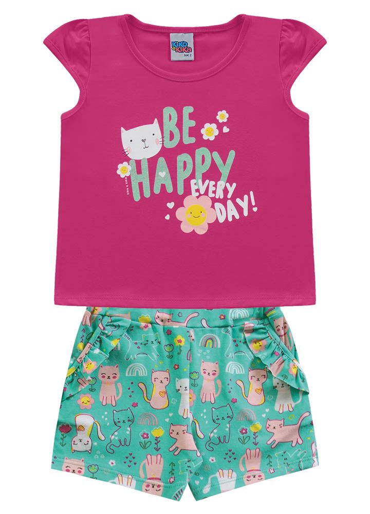Conjunto de Blusinha e Shorts