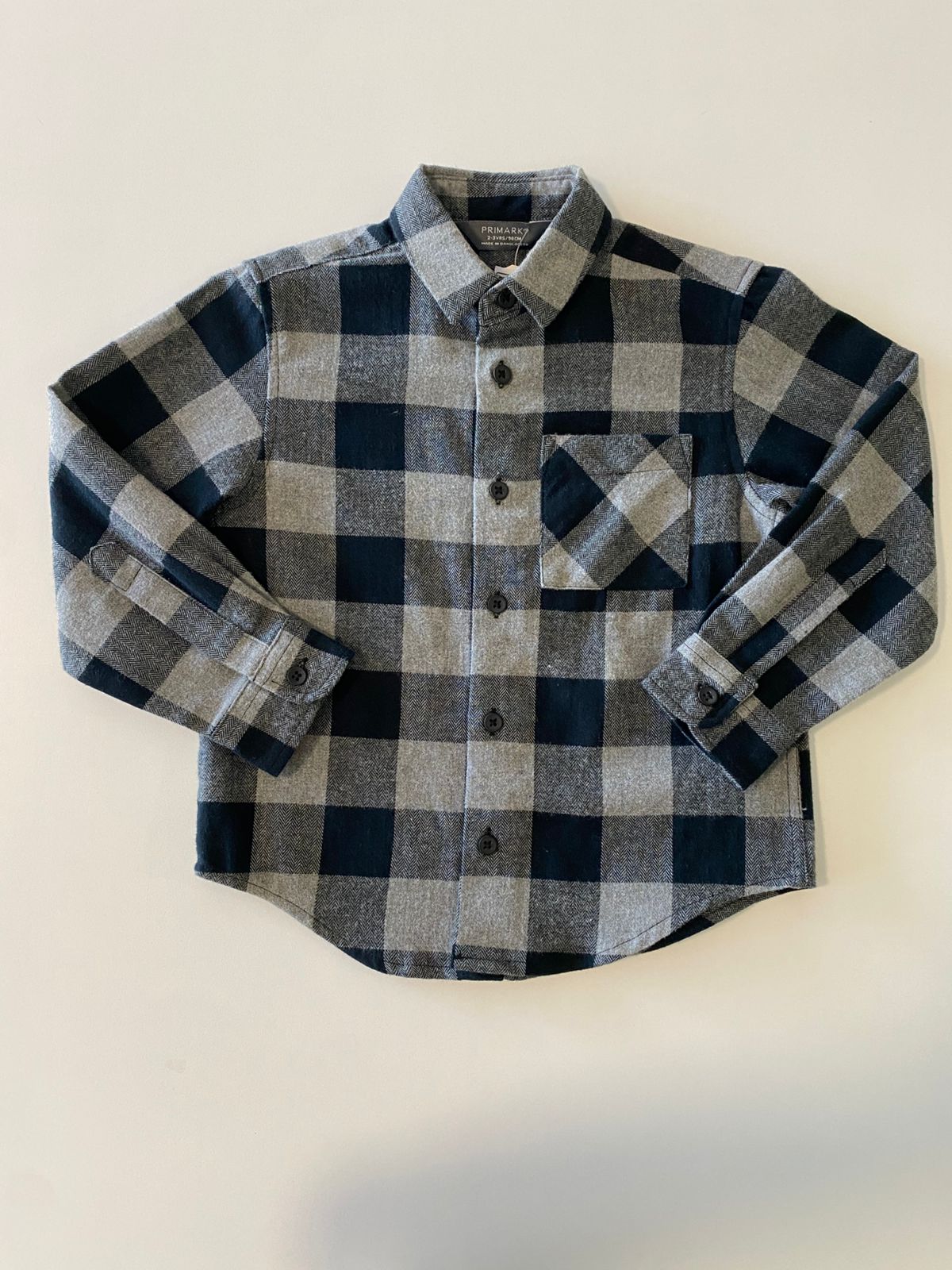 Camisa Manga Longa Xadrez