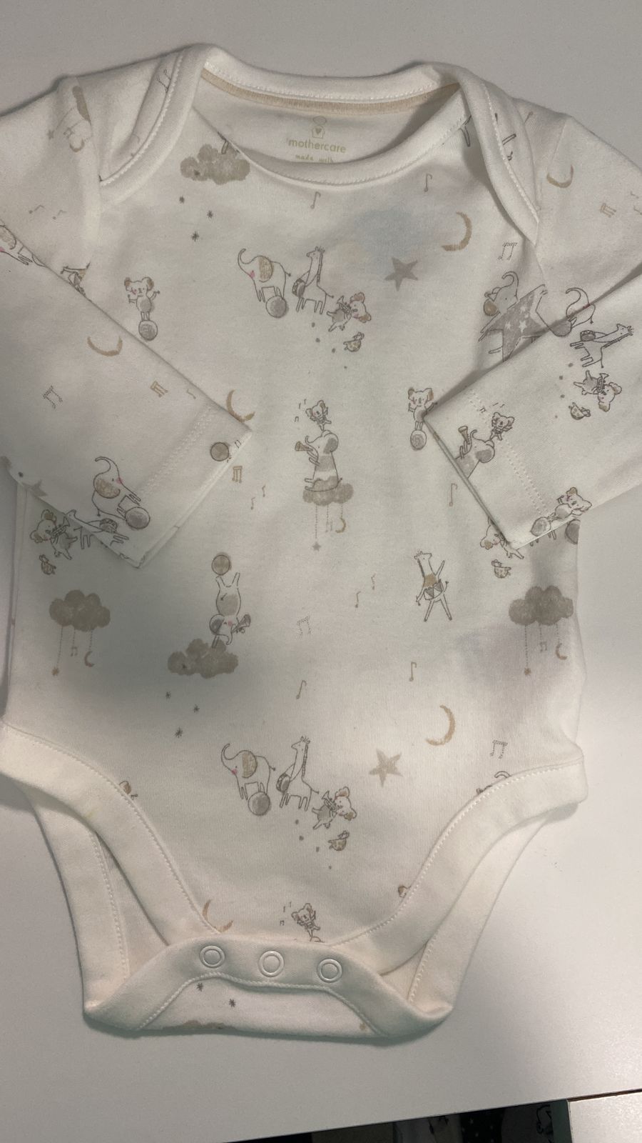 Body Rose e Branco Estampado