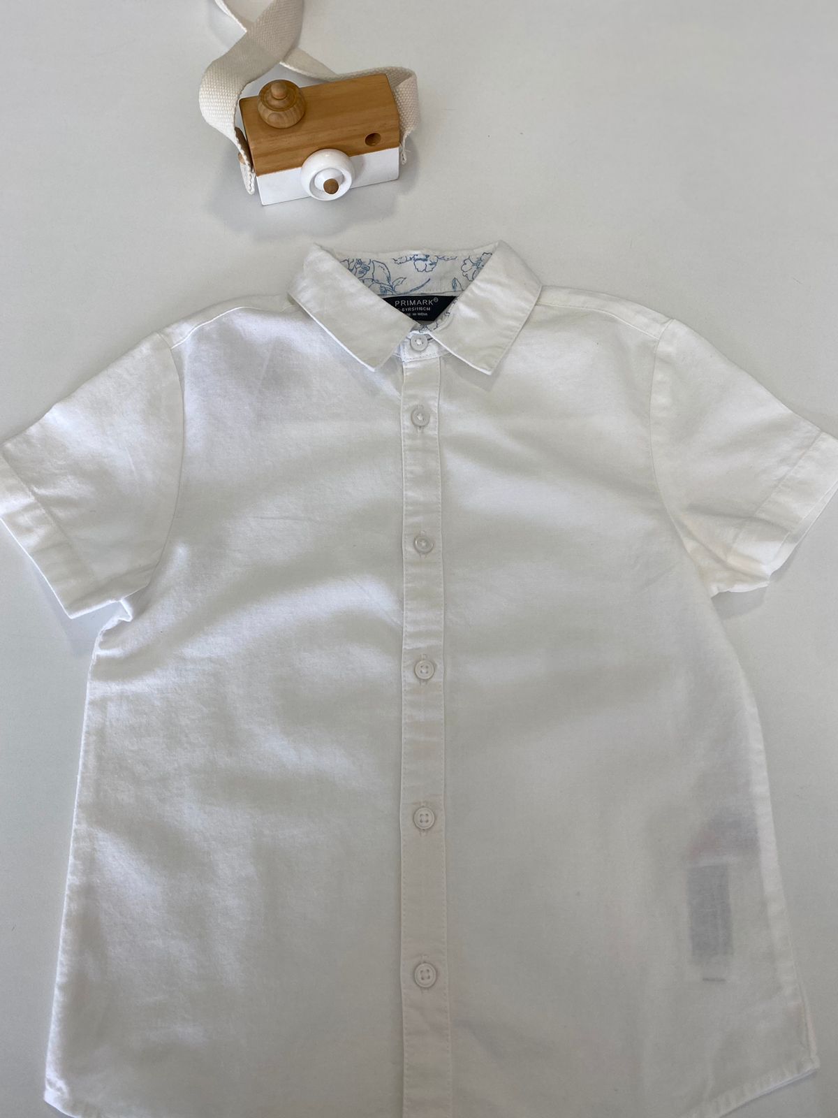 Camisa Branca Manga Curta
