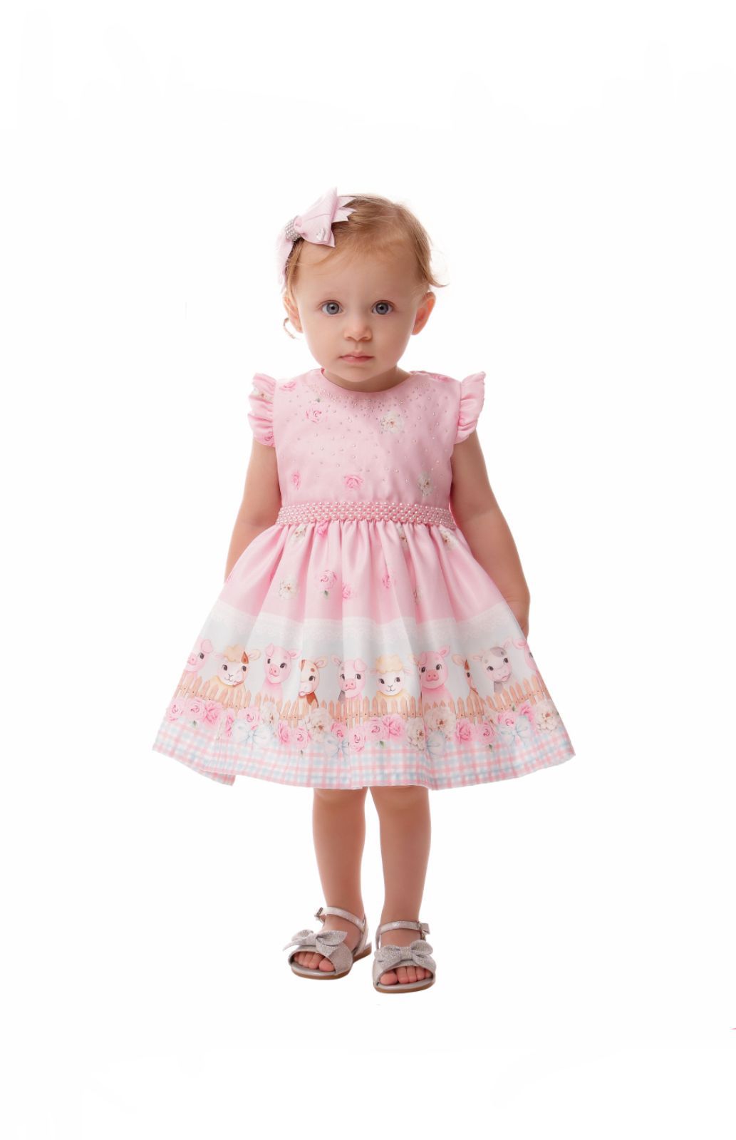 Vestido Rosa Fazendinha