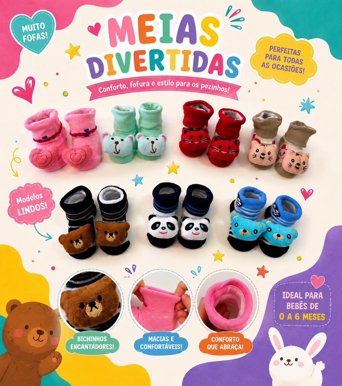 Kit Sapatinho Meia