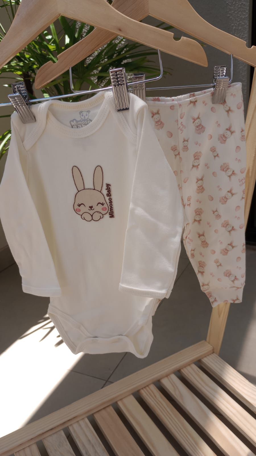 Conjunto de Body Manga longa e Calça