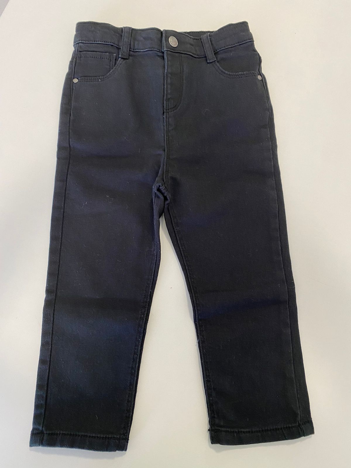 Calca Jeans Preta e Marrom
