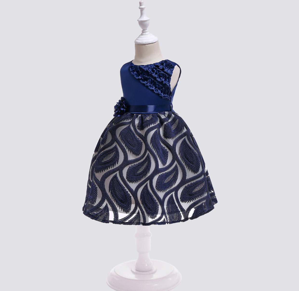 x Vestido de Festa Azul Marinho