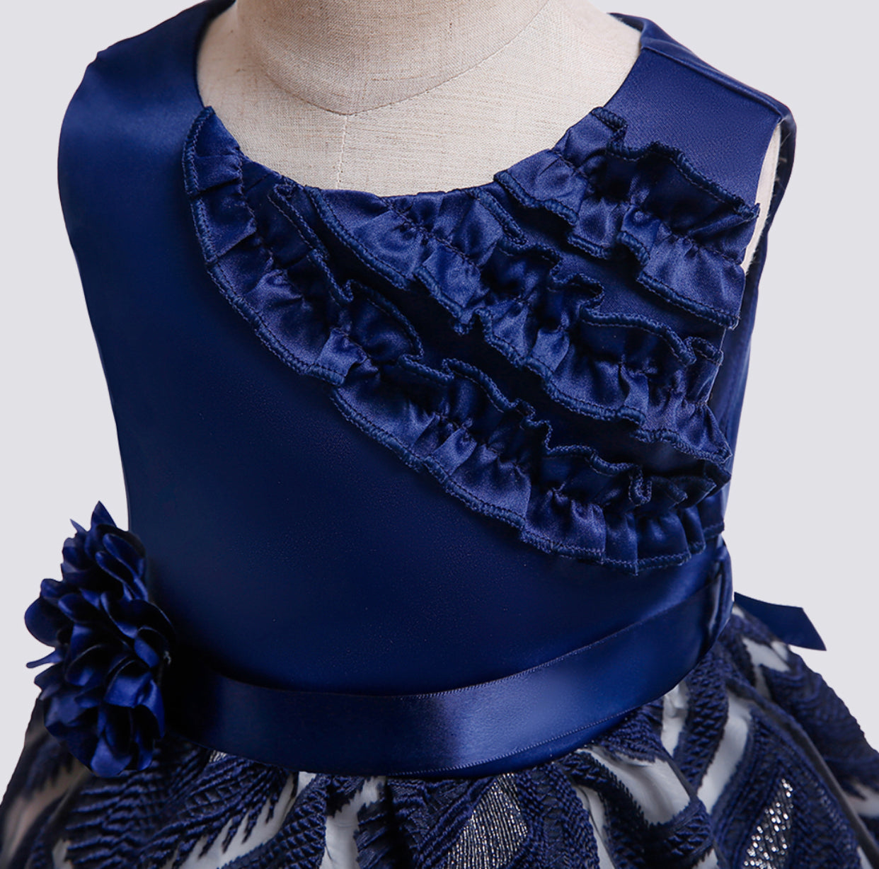 x Vestido de Festa Azul Marinho