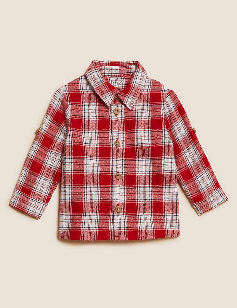 y Conjunto Camisa Xadrez e Calça Azul