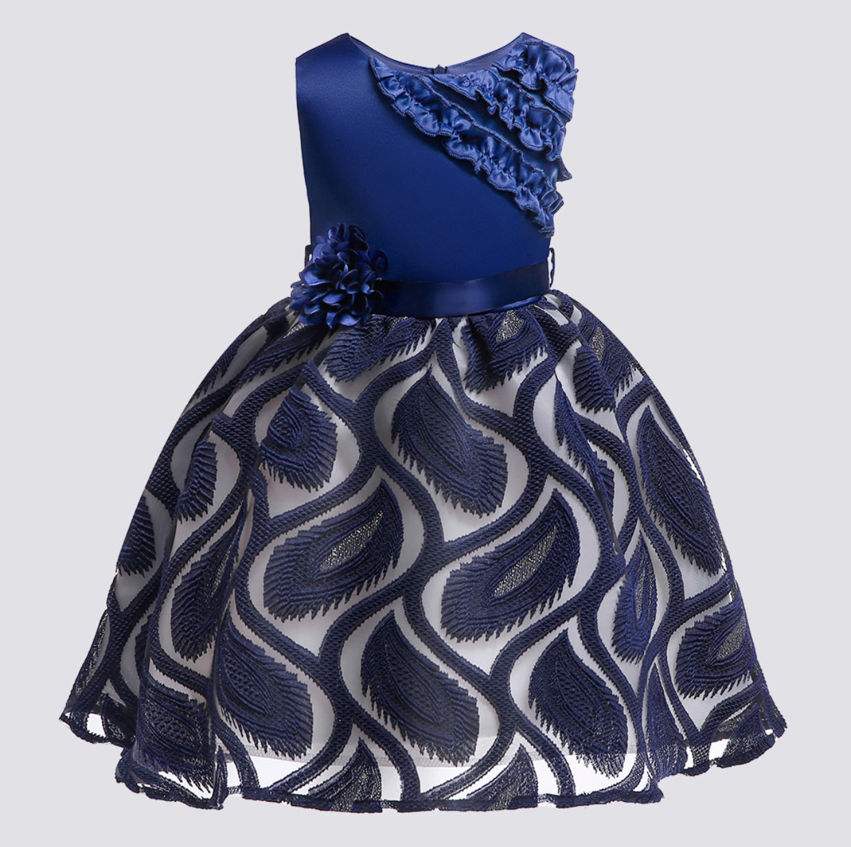 x Vestido de Festa Azul Marinho