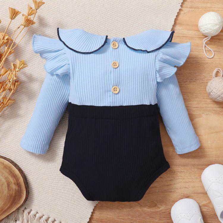 Y Romper Preto e Azul