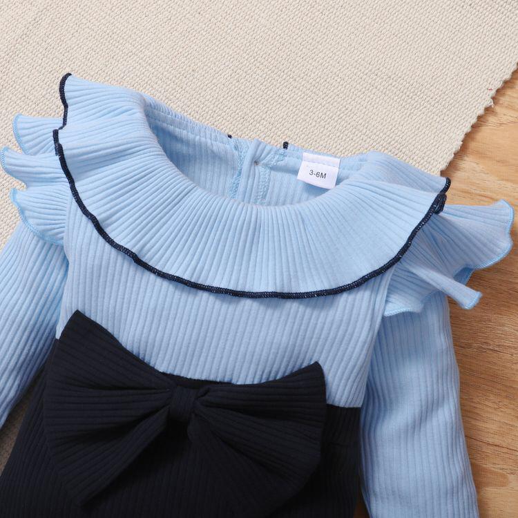 Y Romper Preto e Azul