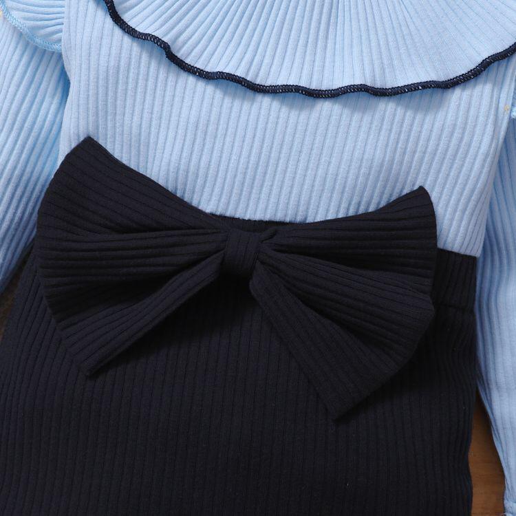 Y Romper Preto e Azul