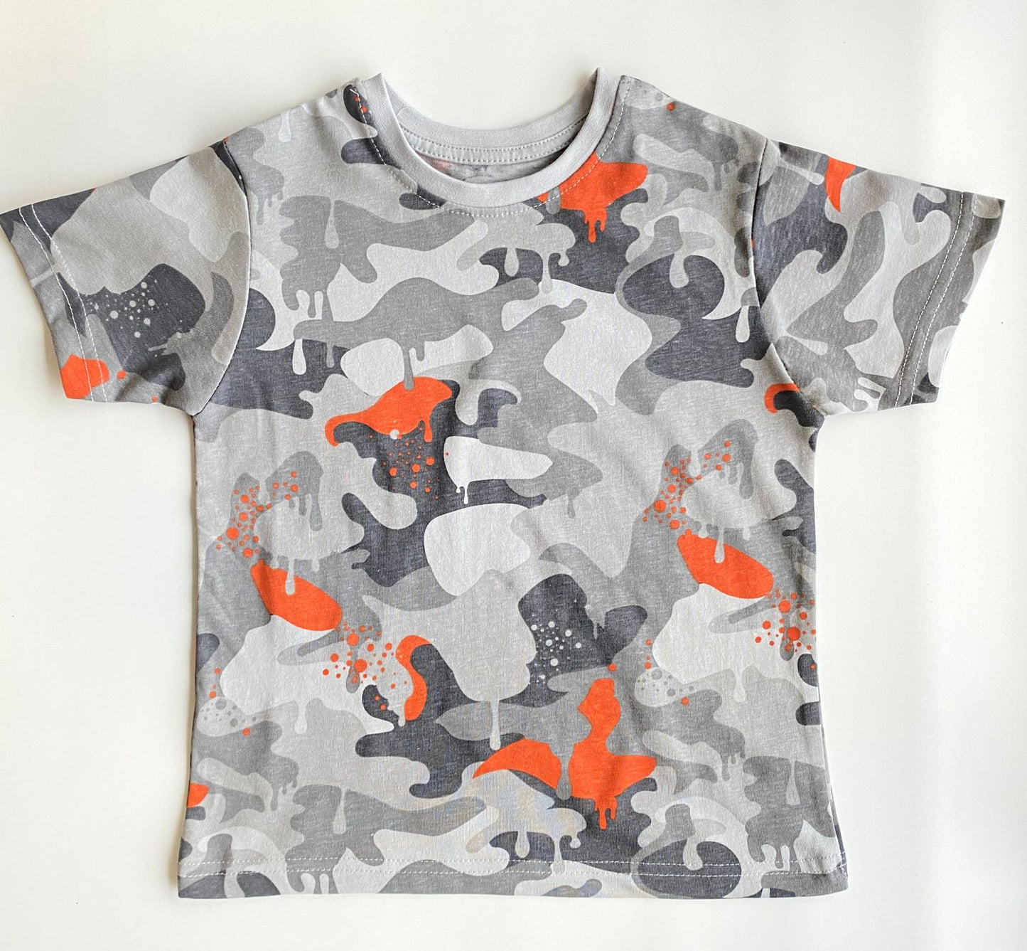 y Camiseta Militar Cinza