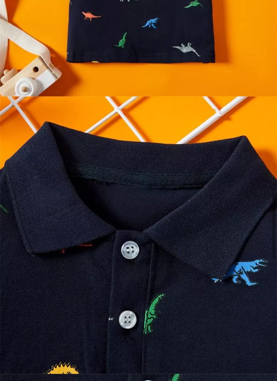 Y Camiseta Polo do Dino