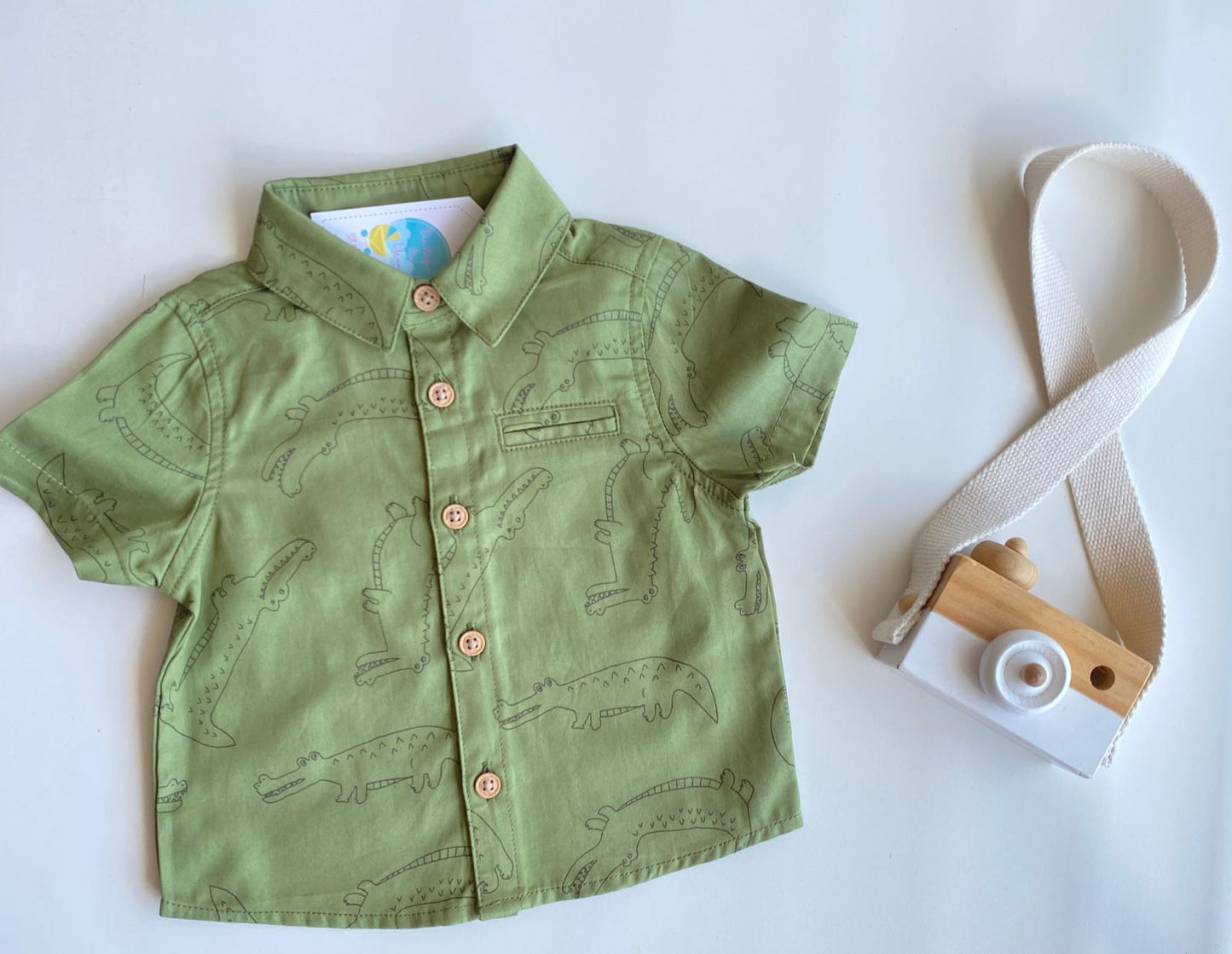 Y Camisa Jacaré Verde