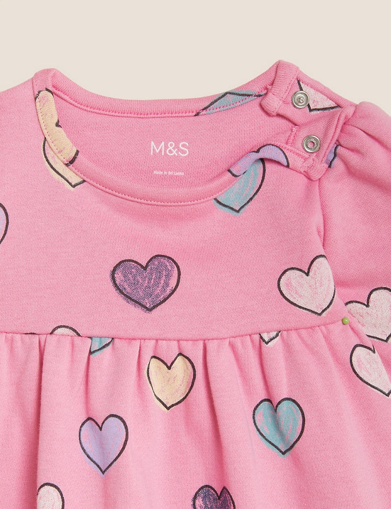 Y Vestido Lílas e Rosa de Moletom