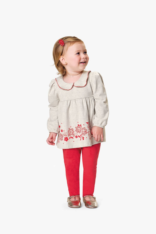 Conjunto  Blusinha Manga Longa e Calça