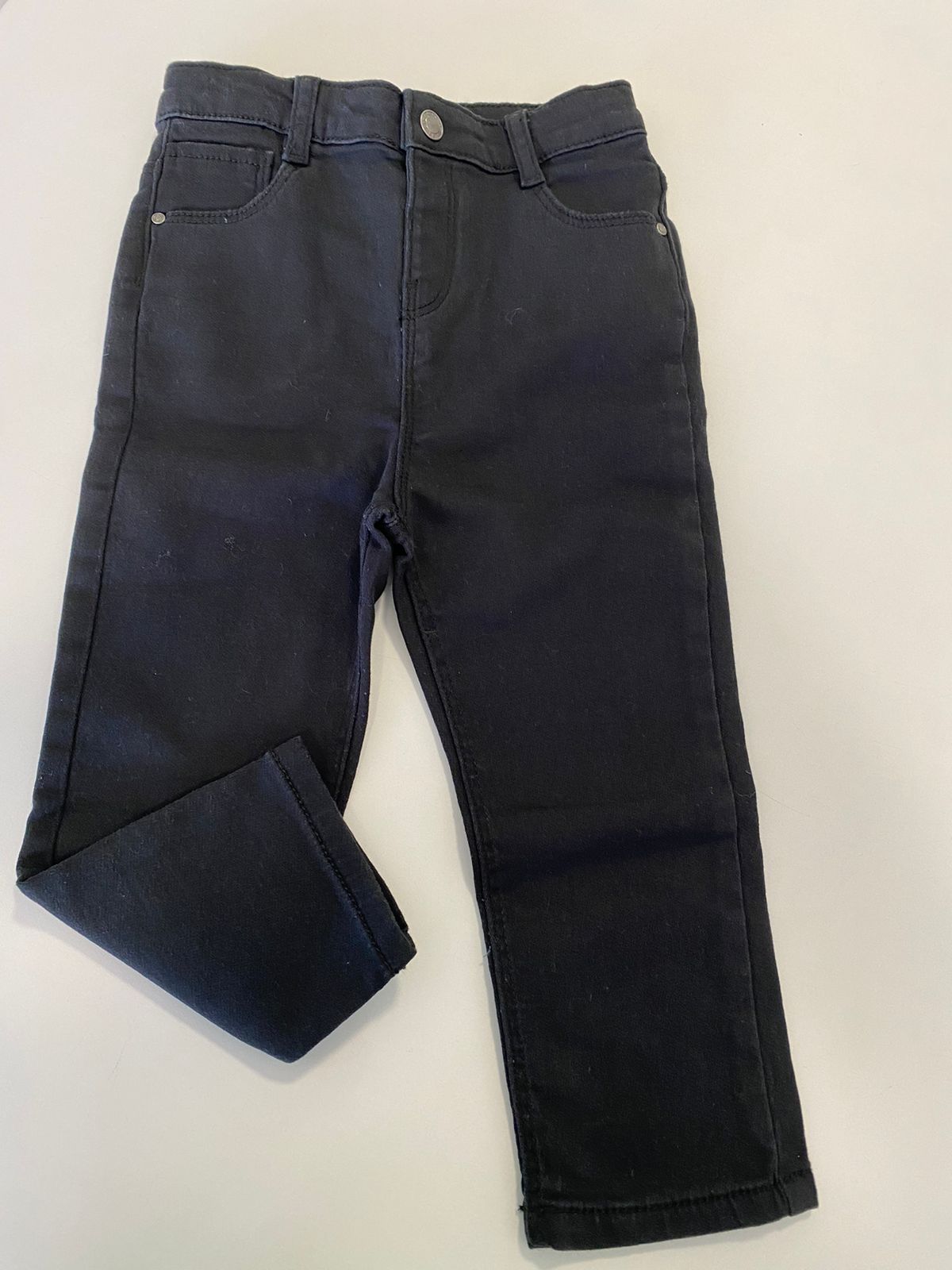 Calca Jeans Preta e Marrom