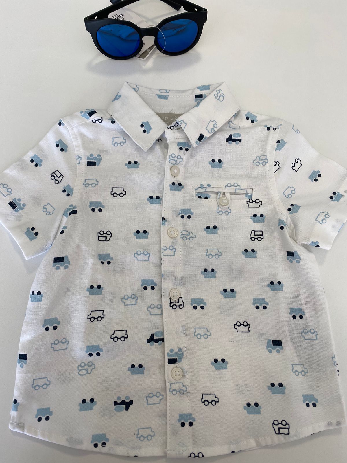 Camisa Manga Curta de Carrinho