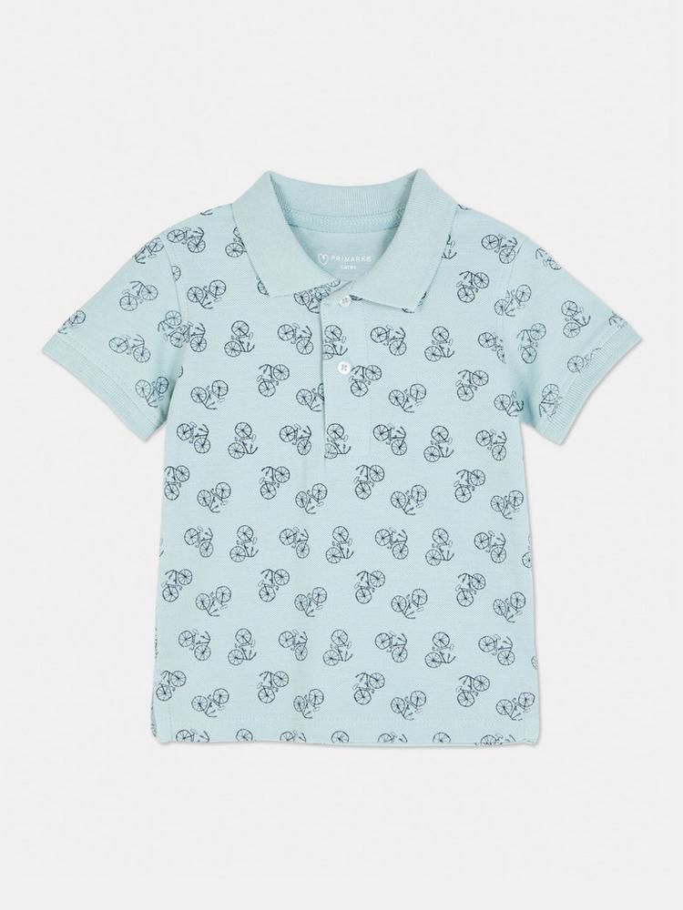 Camiseta Polo Azul