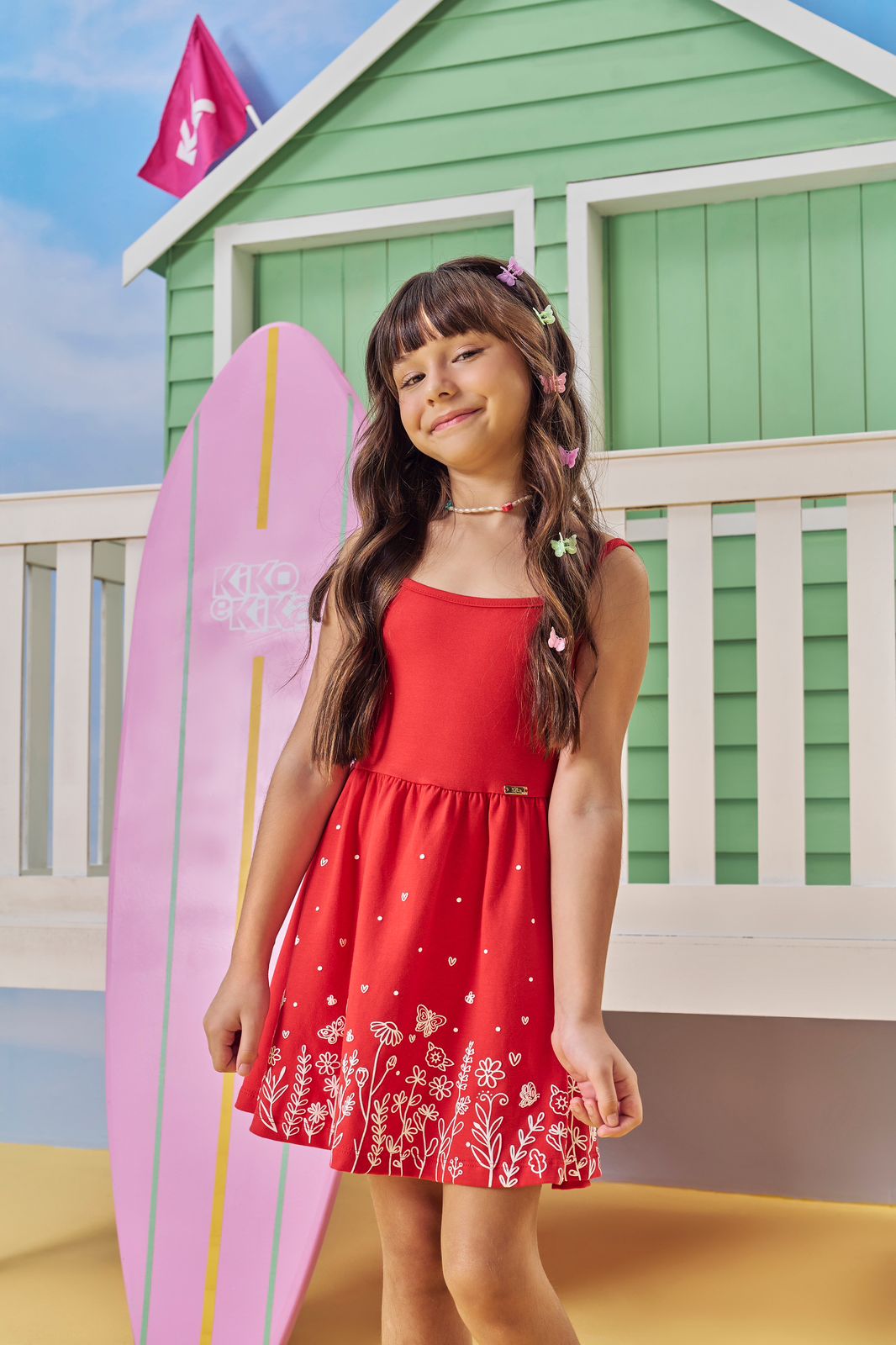 Vestido de Alcinha com Flores