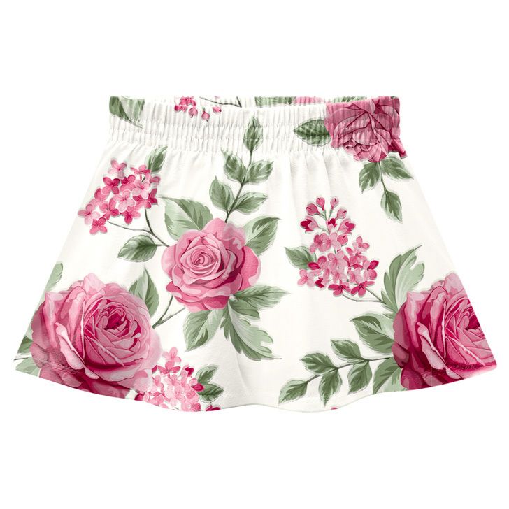 Conjunto Blusinha e Shorts Saia