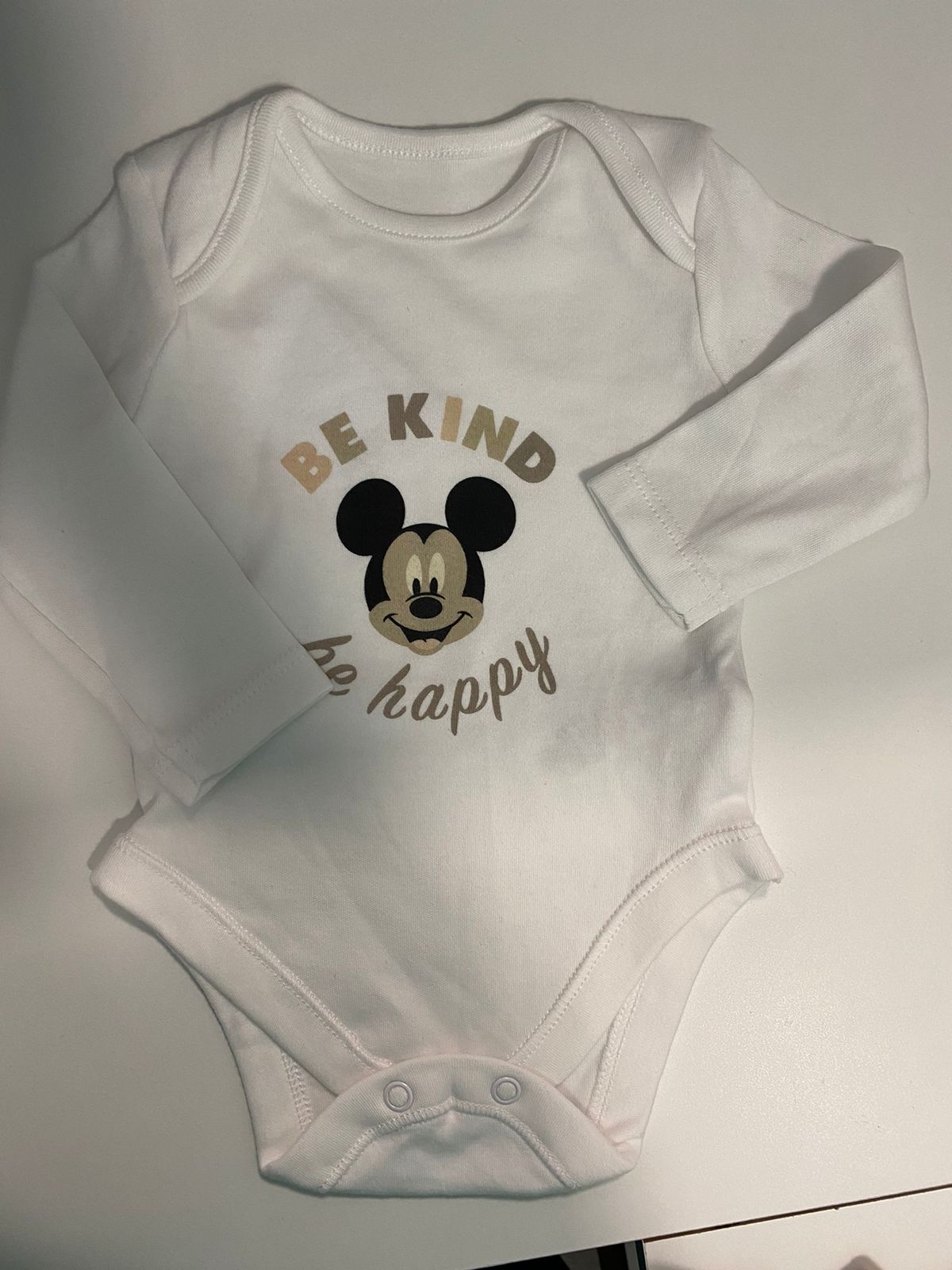 Body Manga Longa Menina e Menino Estampado
