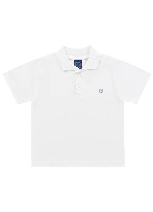 Camiseta Polo Branca