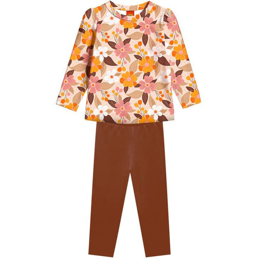 Conjunto Blusinha Manga Longa e Calça