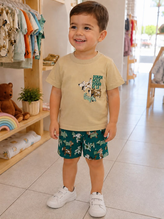Conjunto Camiseta e Shorts