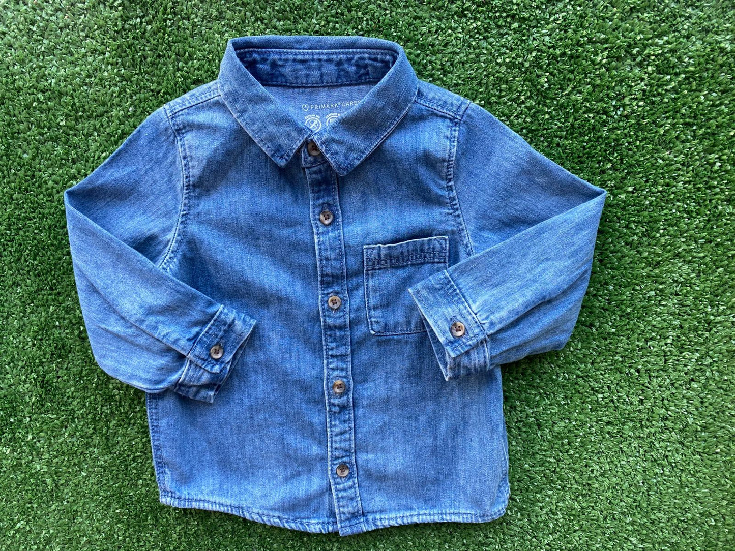 Camisa Manga Longa Jeans