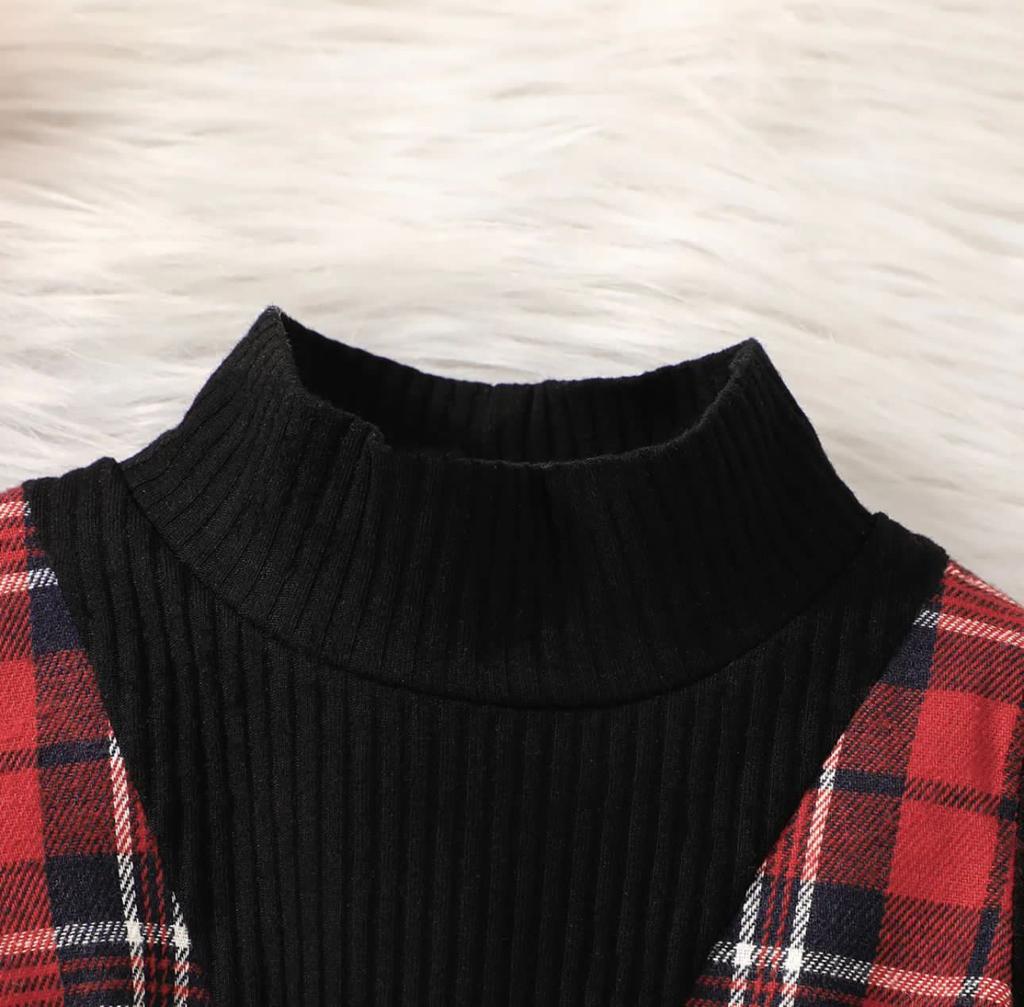 Vestido Xadrez laço