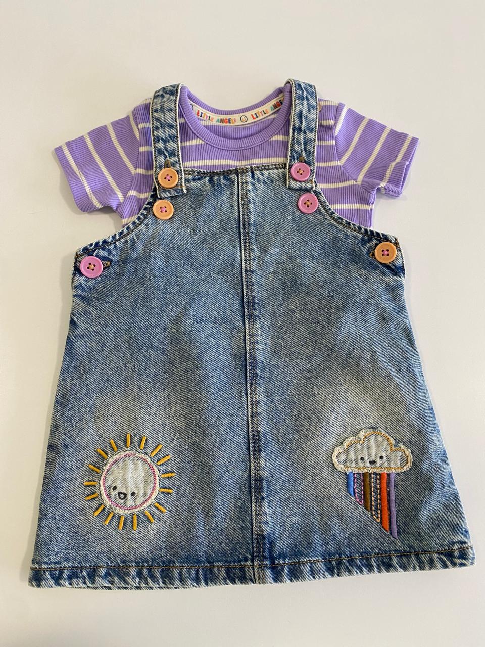 Jardineira Jeans