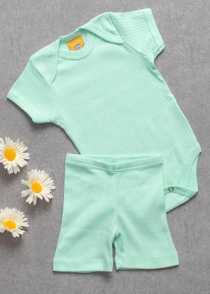 Conjunto Canelado Curto Ropek