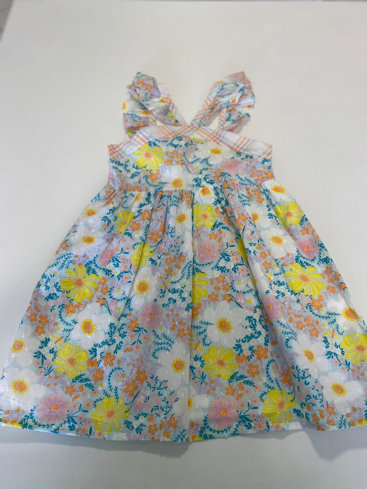 Vestido Estampado e Listrado
