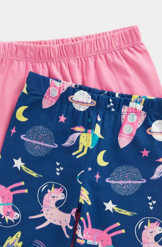 Pijamas Meninas Unicornio Manga Longa