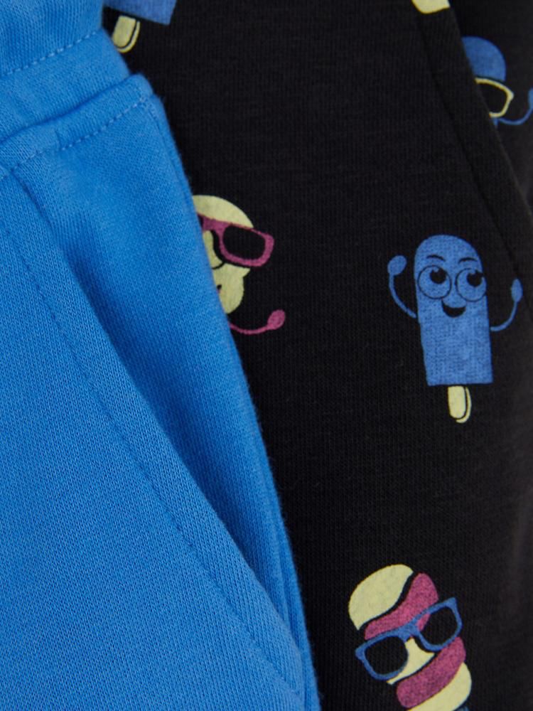 Bermuda Menino Lisa e Estampado