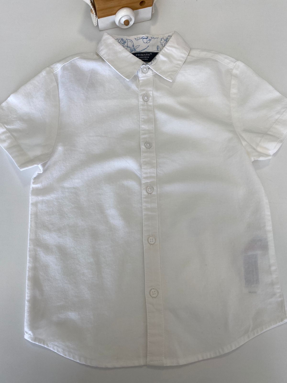 Camisa Branca Manga Curta