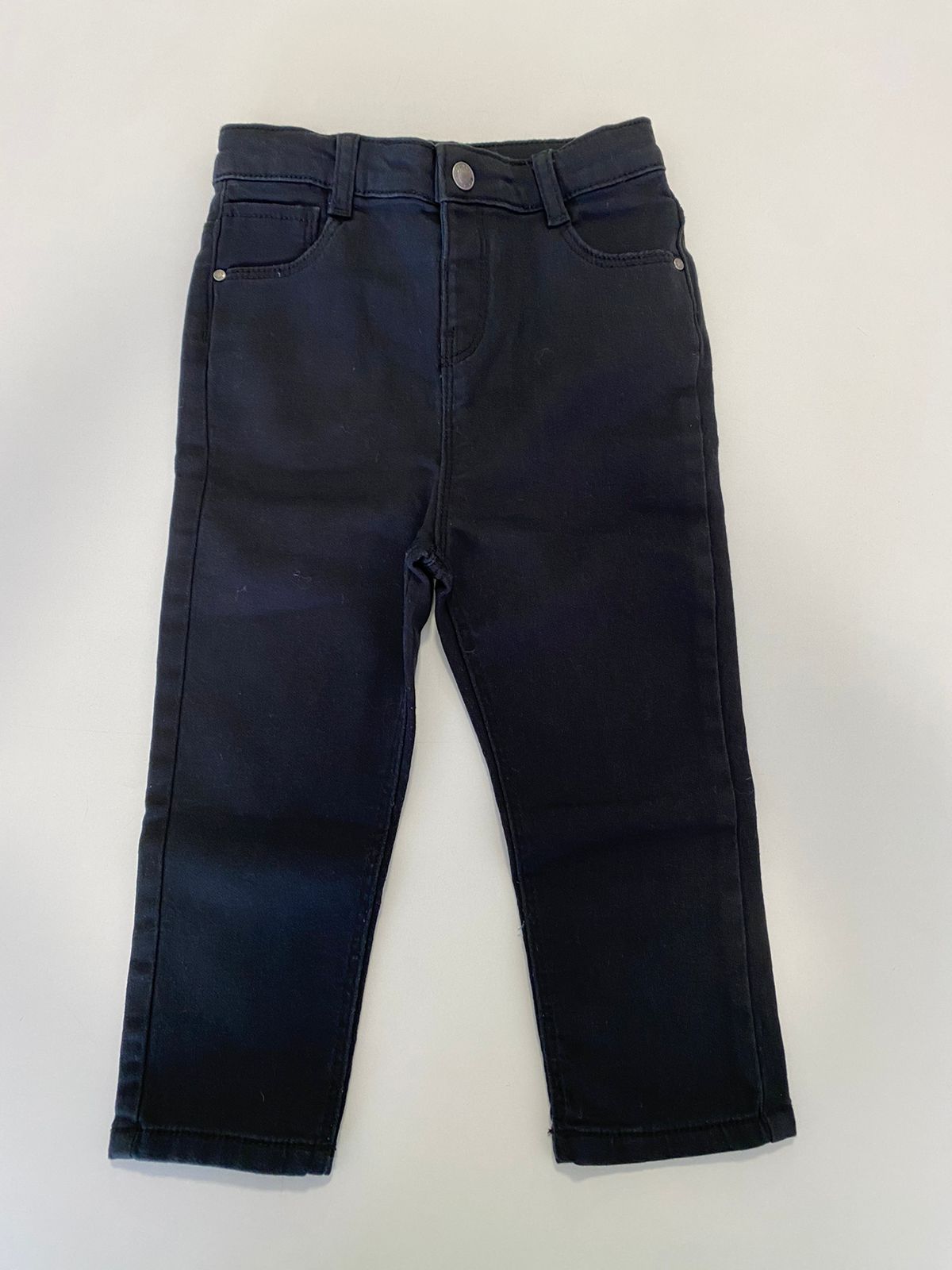 Calca Jeans Preta e Marrom