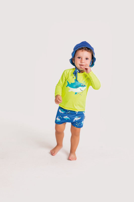 Conjunto Camiseta Manga Longa e Sunga