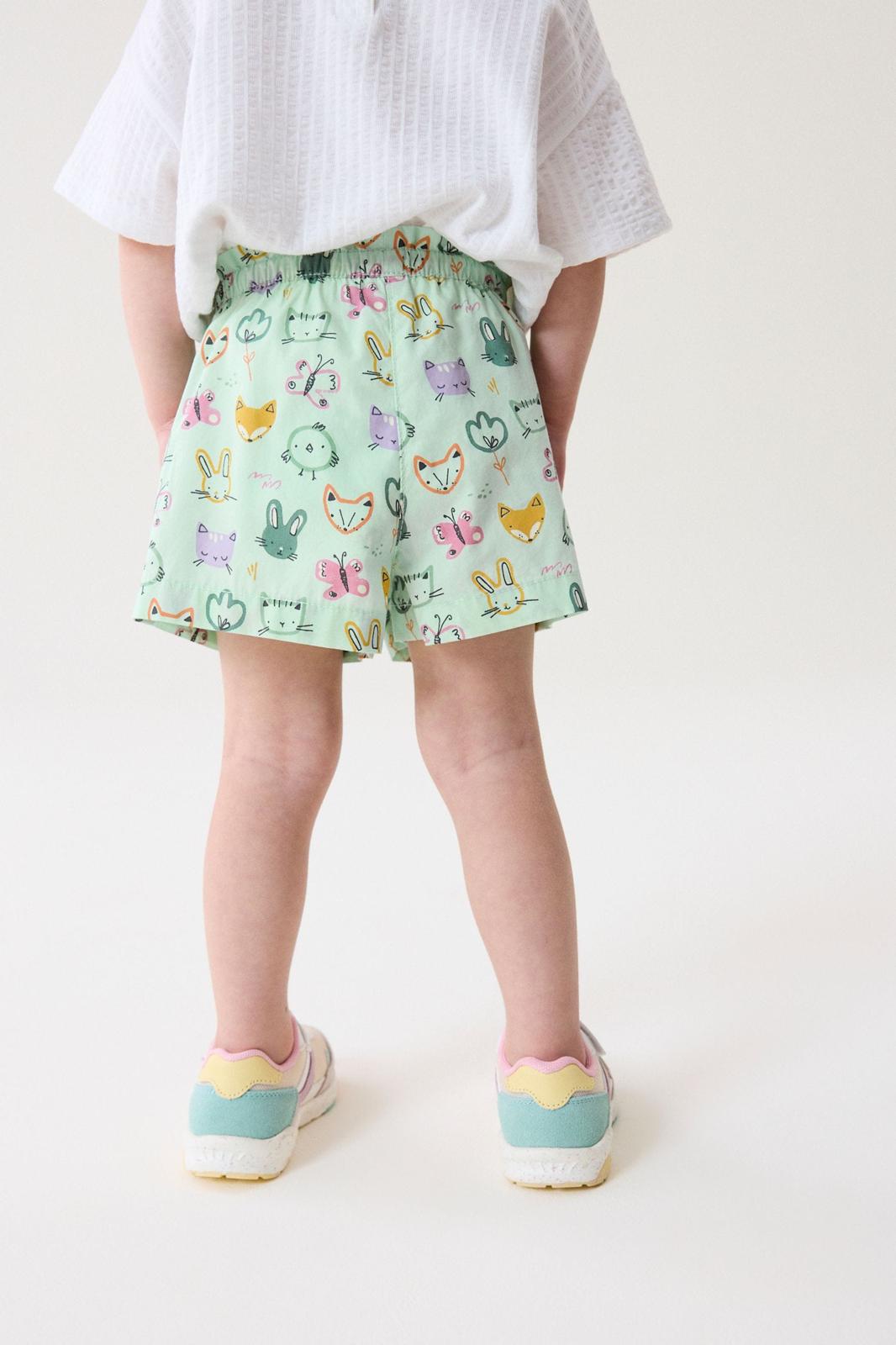 Shorts Social Verde Estampado