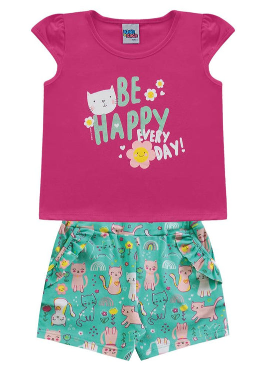 Conjunto de Blusinha e Shorts
