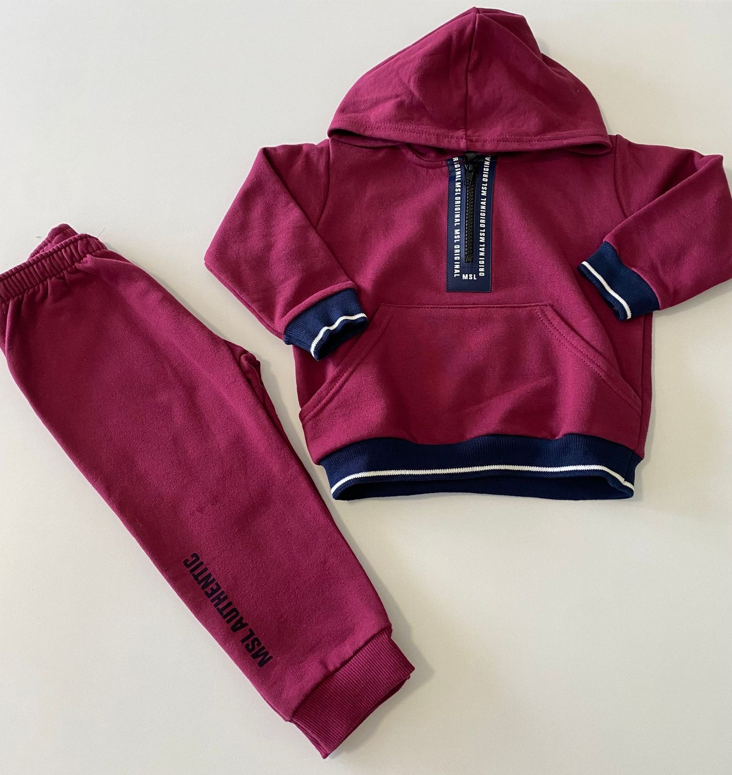 Conjunto Marsala Ziper