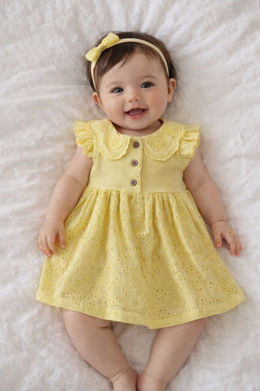 Vestido Laise Amarelo